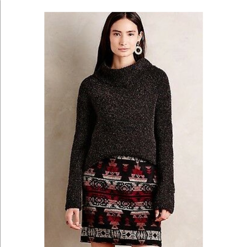 Anthropologie mockneck sweater